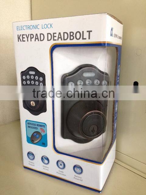 Japanese high quality and security Electronic keypad lever by ALPHA Corporation.