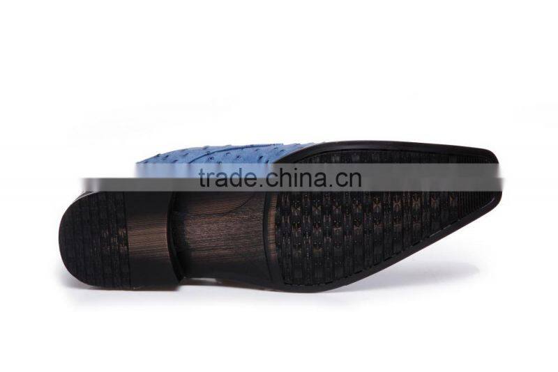 2015 new design factory leather causal men shoes