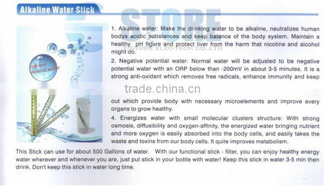 alkaline energy water flask Manufacture Nano Energy Alkaline Magnetic Water Stick