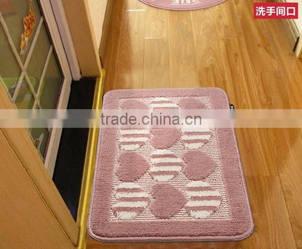 cheap price anti-slip bathroom floor am home textiles rugs