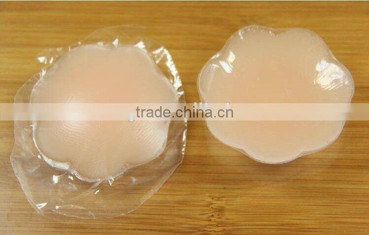 Hot Sale Nipple Silicone Pad Nipple Cover Bra Petal Round Heart Shape Nipple Stickers
