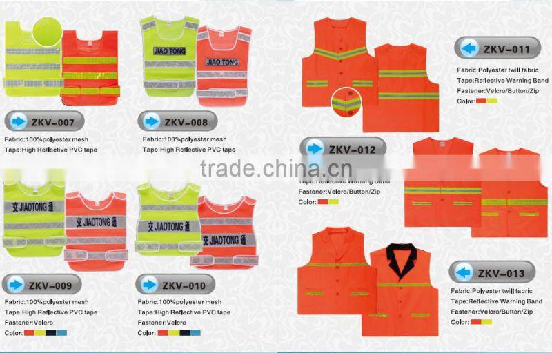 Hi-vis EN20471 disposable work safety vest with pockets