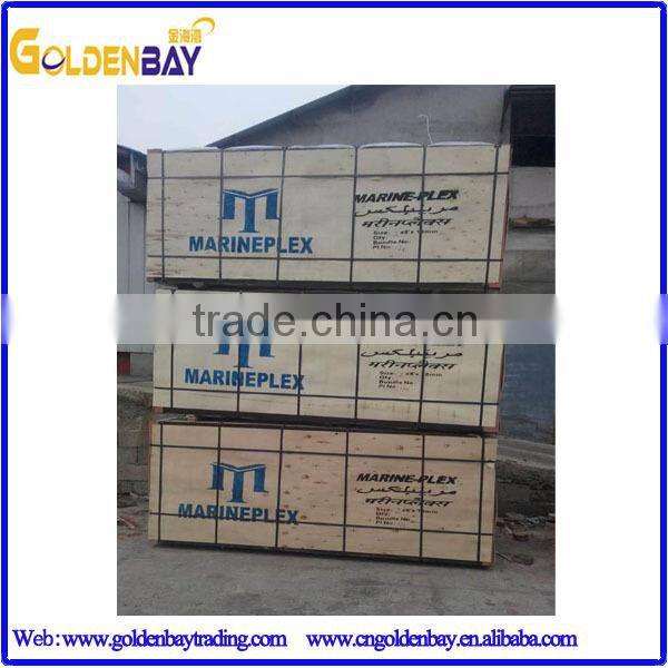 Poplar core film faced shuttering plywood