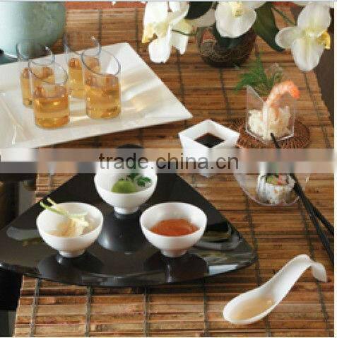 dinner set for children with bowl and spoon, plastic with custom design
