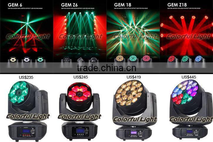 ODM Provided Stage Light Factory 3* 15W Led Moving Head Beam Zoom Light