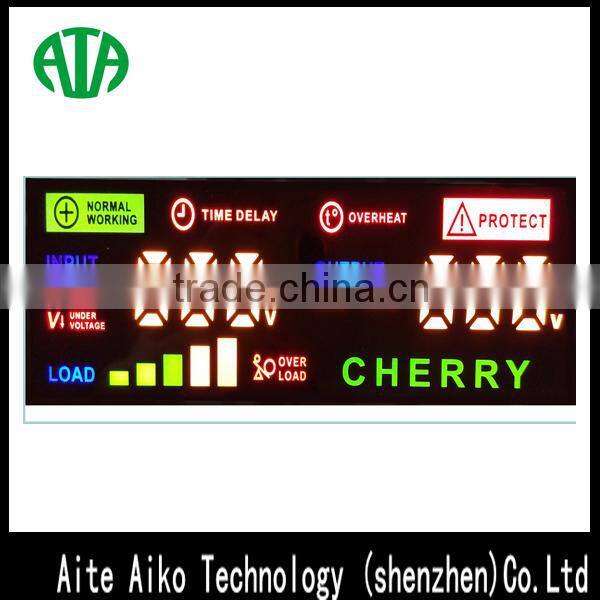 blue color seven digital seven segment led display,mp3 screen