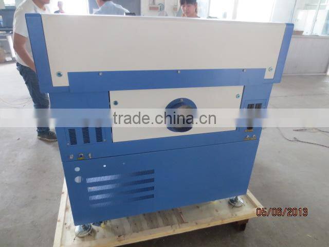 good character acrylic wood co2 laser engraving cutting machine with good after-sales aervice overseas