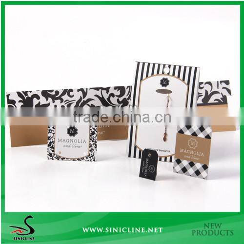 Sinicline custom made Jewelry display cards with free artwork