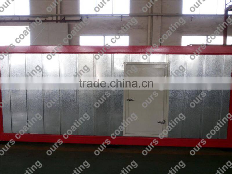 Electrostatic powder coating drying oven with Italian Riello burner