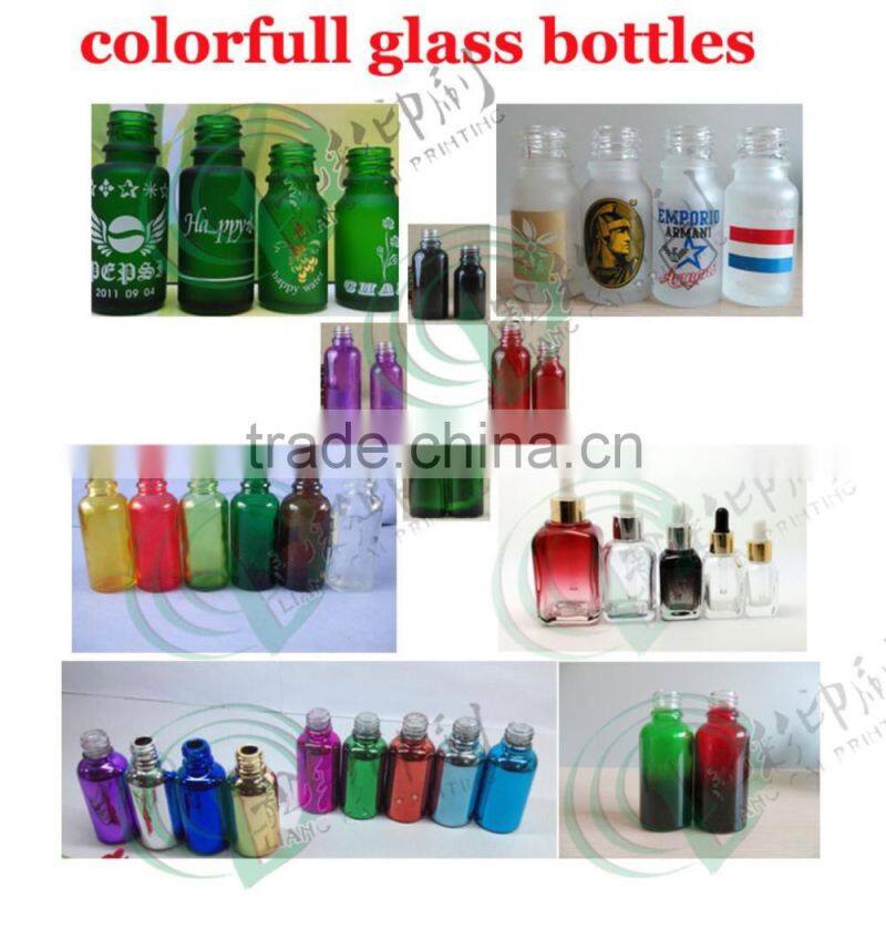 5/10/15/20/30/50/100ml green dropper bottles with aluminium gold cap, dropper green bottle