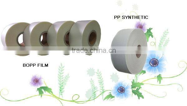 White PET sticky labels blank jump roll / removable adhesion stickers label