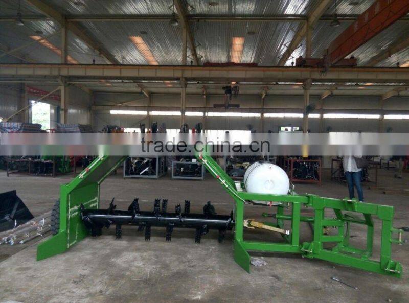 Animal dung manure fertilizer compost turner mini 2m width