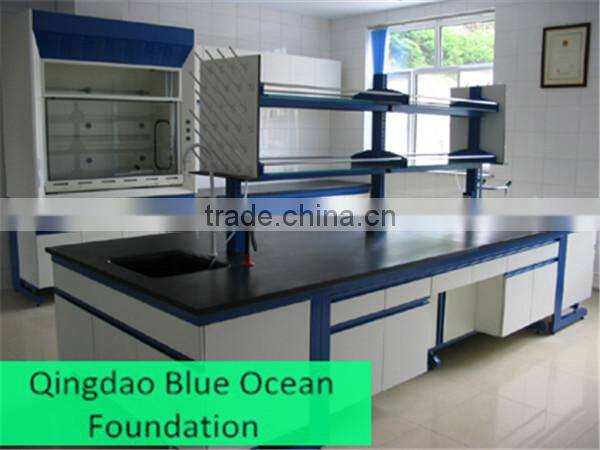 high quality laboratory equipment steel lab furniture lab sink table