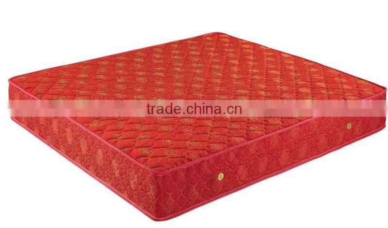 Cheap red wedding bed spong spring mattress -ZRB 133