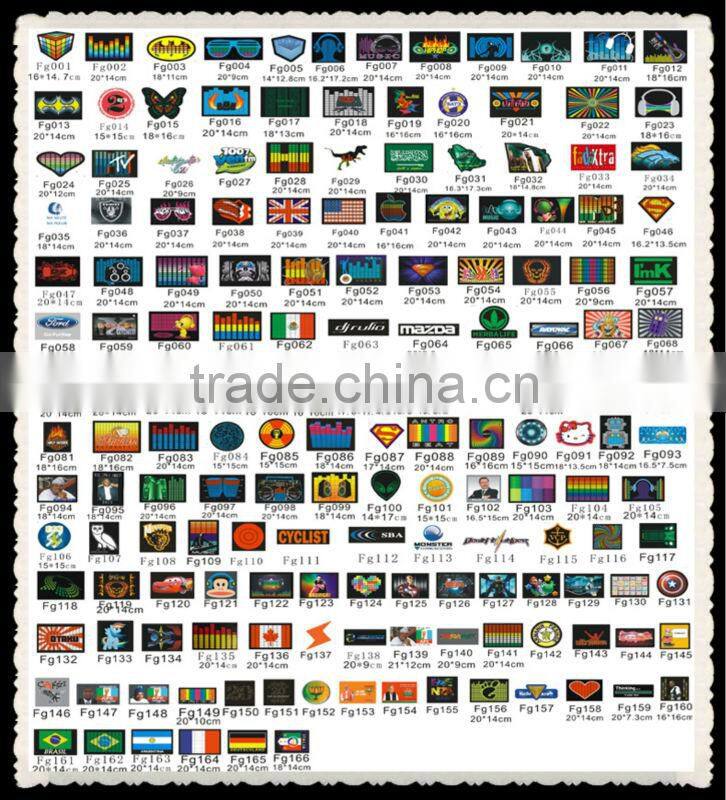 the new wireless inverter el t-shirt/ 100% cotton el t-shirt/sewed in el t-shirt/1year warranty