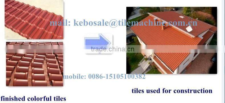 KB-125C cement material automatic roof tile plant