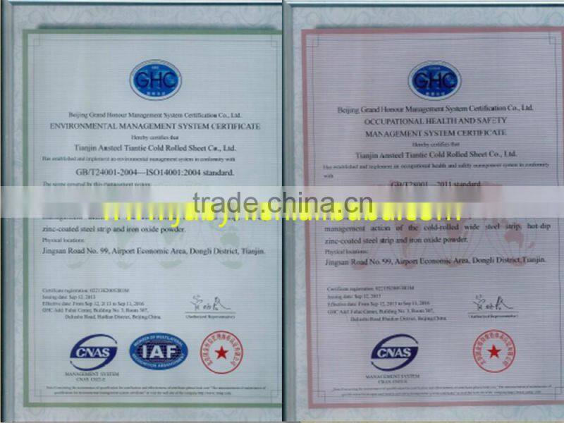 Prime Hot Dip Galvanized Coils ASTM A653 CS-B