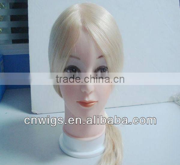 Premium Quality human hair training head/hairdressing training heads