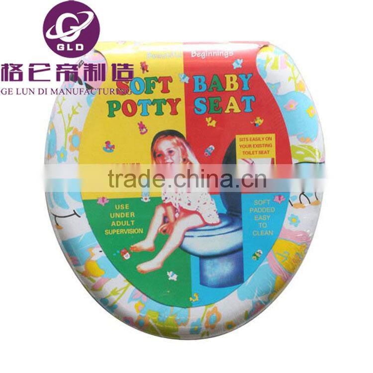 GLD Plastic Square Baby Toilet Seats Cover For Kids Blue wc toilet lid