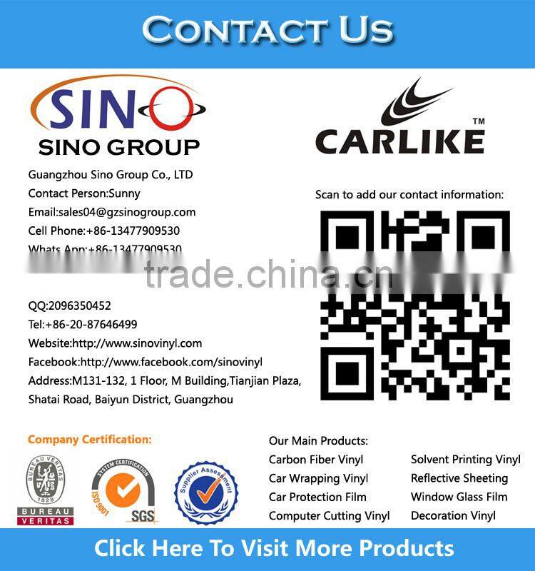 Air Bubble Free Glossy White Printable Self Adhesive Vinyl Car Sticker Material