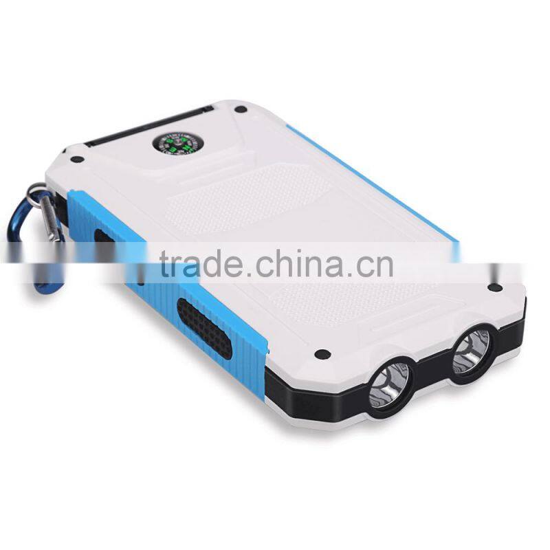 8000mAh multi junction solar cell universal power bank