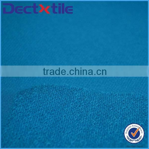 well made 32S combed knitted cotton fabric for interloop and hoodies