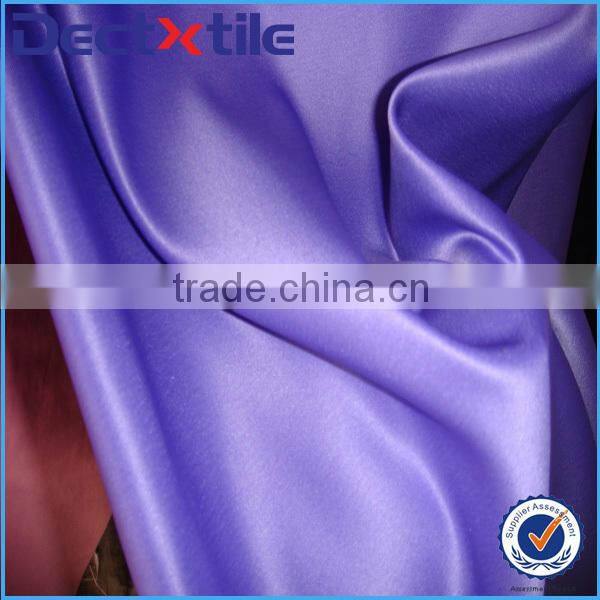 microfiber/polyester satin fabric faux silk textile with great tacktile