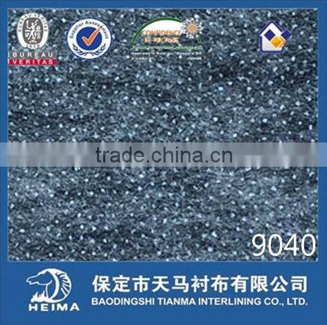 polyester nonwoven fusible interlining fabric from baoding