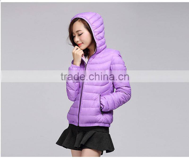 Winter outwear sports women's down jacket