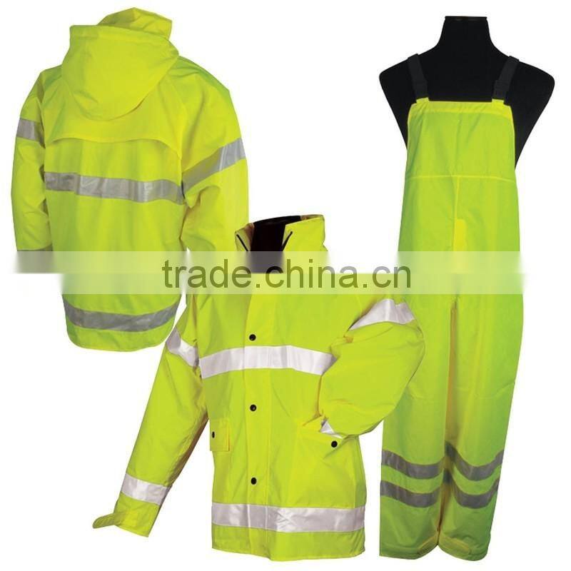 high visibility functional reflective safety jacket