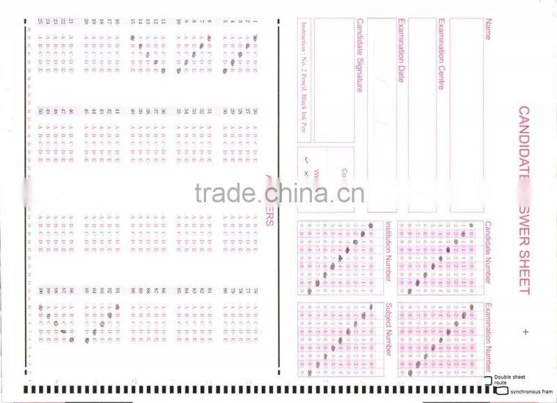 NANHAO optical mark recognizer OMR S50FBSA double sides scanner for school and university
