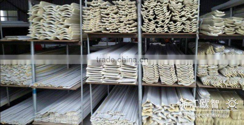 Plain panel moulding/PU Mouldings Products for home interior