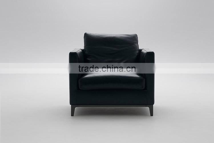 HANM Modern Luxury furniture living room sofa bed leather sofa chair