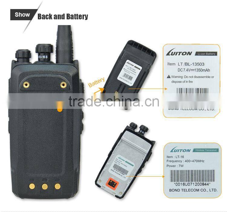 Cheap LUITON LT-16 ham radio transceiver