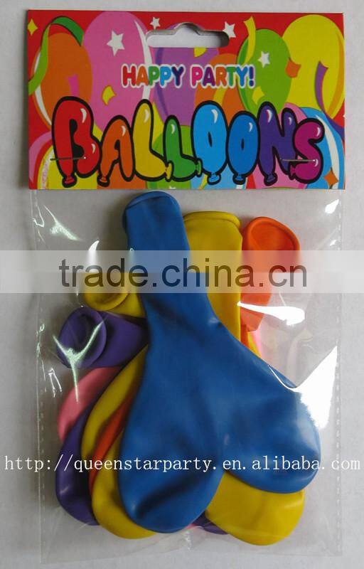 Natural latex balloons Heart balloons 3GRAM orange