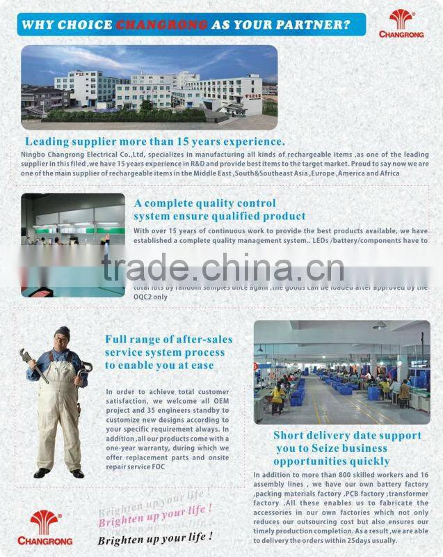 Rechargeable desk lamp