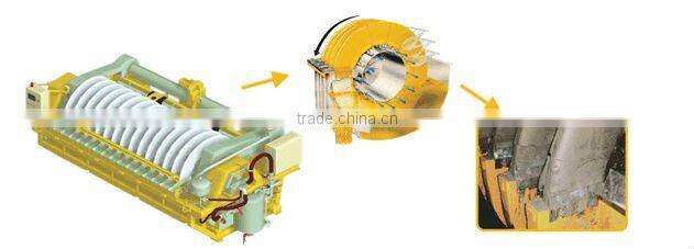 High efficiency gold concentrate dewatering - Ceramic vacuum filter