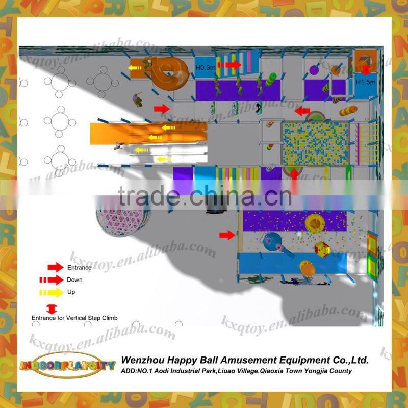 Creative designs!!!2016 Amazing newest design ice and snow Theme Soft Indoor playground