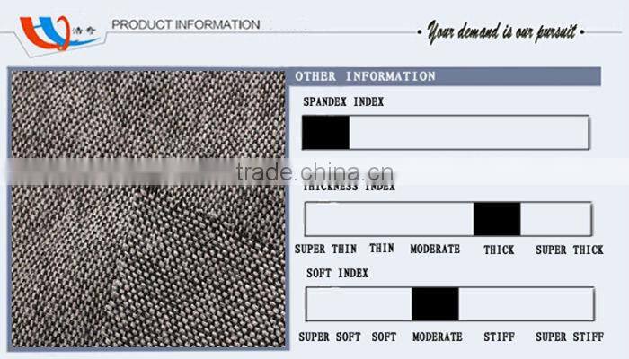 2014/2015 hot China yarn dyed Steel Tweed polyester fabric