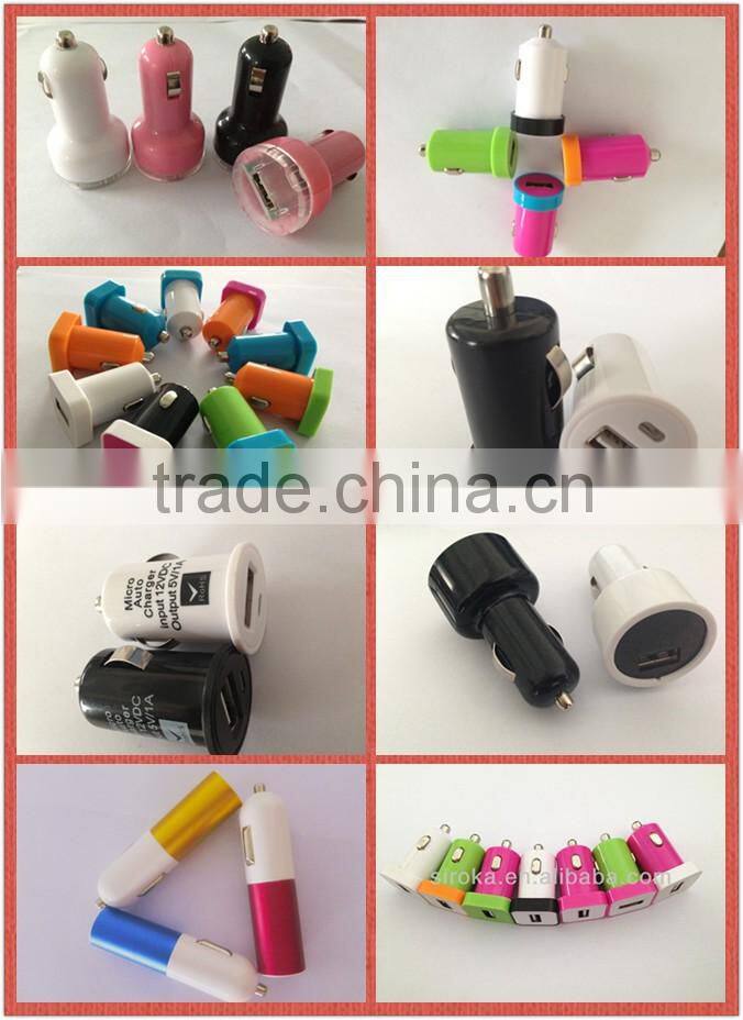 DC 5V 1000mA output car charger with CE,ROHS Approved