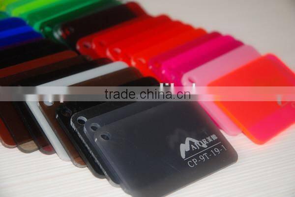 top quality cast one side or two side frosted perspex sheet