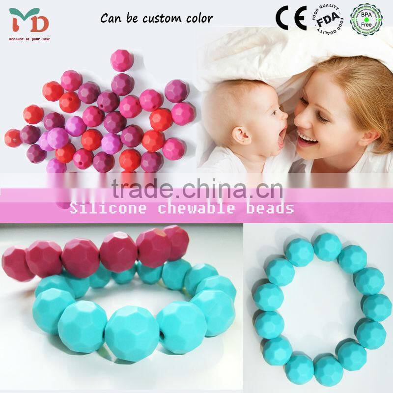 Silicone Teething Necklace Wholesale/BPA Free Teething Necklace