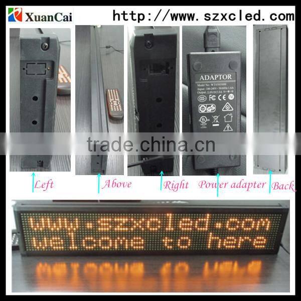 Fashionable,Cool,P7.62,16*96 led two-line, scrolling sign/billboard/display