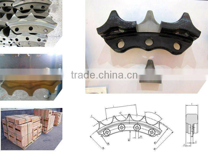 bulldozer sprocket segment for D80 Part No.155-27-00151
