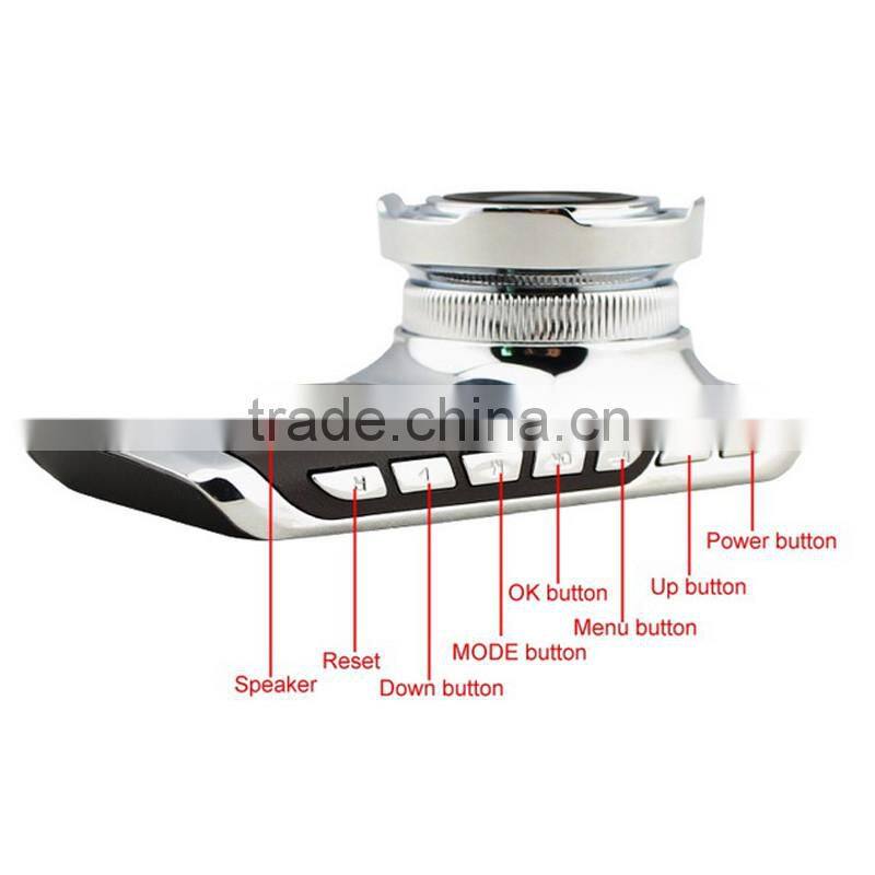 140 Degree Wide Angle with G-sensor WDR Superior Quality Night Vision 5-Glass Lenses car night vision camera
