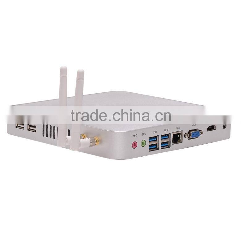 Dual core Intel Core i3 4010u 1.7Ghz Fanless Embedded Fanless Pc