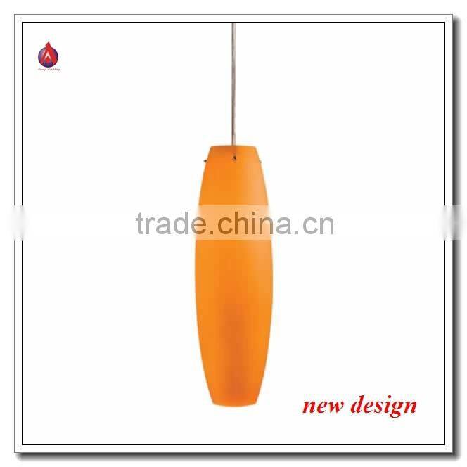 glass bulb pendant lamp in white painted color