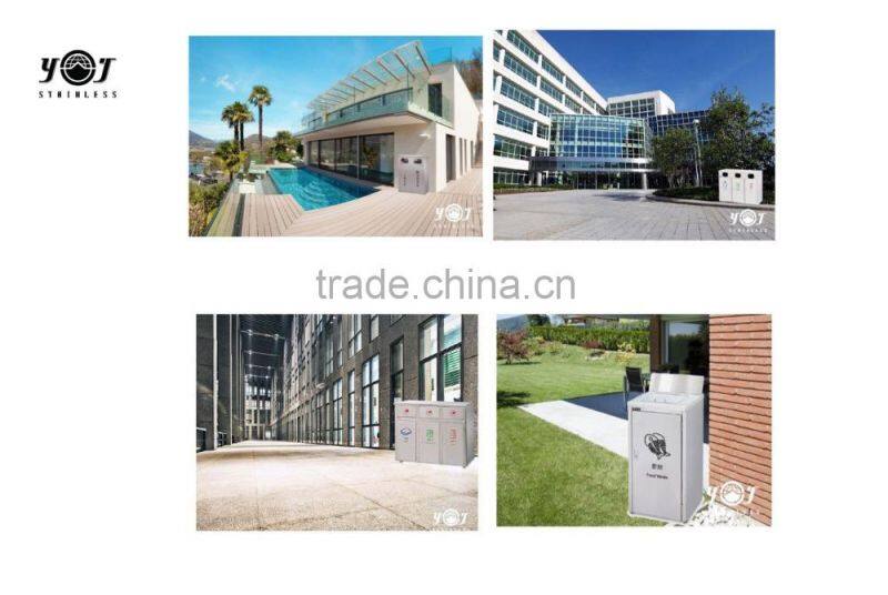 Decorative Stainless Steel Outdoor Trash Bottle Inner Bucket