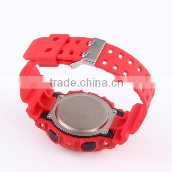 Day date function men's silicon rubber hand watch
