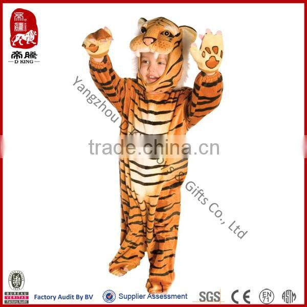 2014 new product plush tiger toy for kids stuffed tiger custume